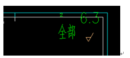 天河PCCAD粗糙度符号不成比例的解决方法